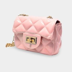 Quilted Jelly Mini Crossbody Bag